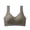 Brown BWL2, variant on YLOMAY Bra for Women Underwear Woman Lift up Gathered No Underwire Bras Solid Color Comfortable Brassiere Loose Casual Wear Brown L