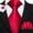 Red 206, variant on Barry.Wang Classic Ties for Men Formal Business Wedding Solid Paisley Necktie Set