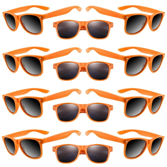 Lentes de Sol TUPARKA para Niños Paquete de 20 con Protección UV400 Naranja