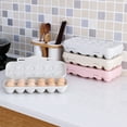 thumbnail image 1 of Xihbxyly Caja para Guardar Huevos, Diseño Plegable de 4 Capas, Organizador para Puerta Lateral de Refrigerador Que Ahorra Espacio, Protección Anticolisión, Fácil de Limpiar, Solución de Almacenamient, 1 of 6