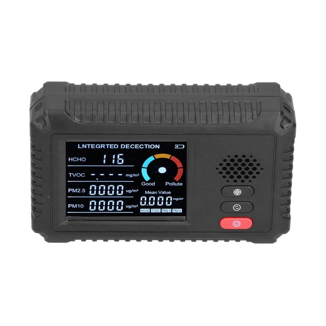 Multifunctional Air Quality Monitor Formaldehyde PM2.5 PM10 Detector for Home Office Use