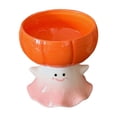 thumbnail image 2 of Miwamany Halloween Ghost Pumpkin Ceramic Dessert Bowl, Footed Ice Cream Snack Dish for Thanksgiving Fall Table Decor, Cute Spooky Serving Bowl 3.4x3.7x3.9in, 2 of 6