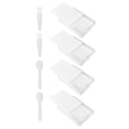 thumbnail image 2 of Rongfmy 4 Pieces Rhinestone Tray DIY Craft Organizer for Adults Point Drill Pen Tray white, 2 of 9