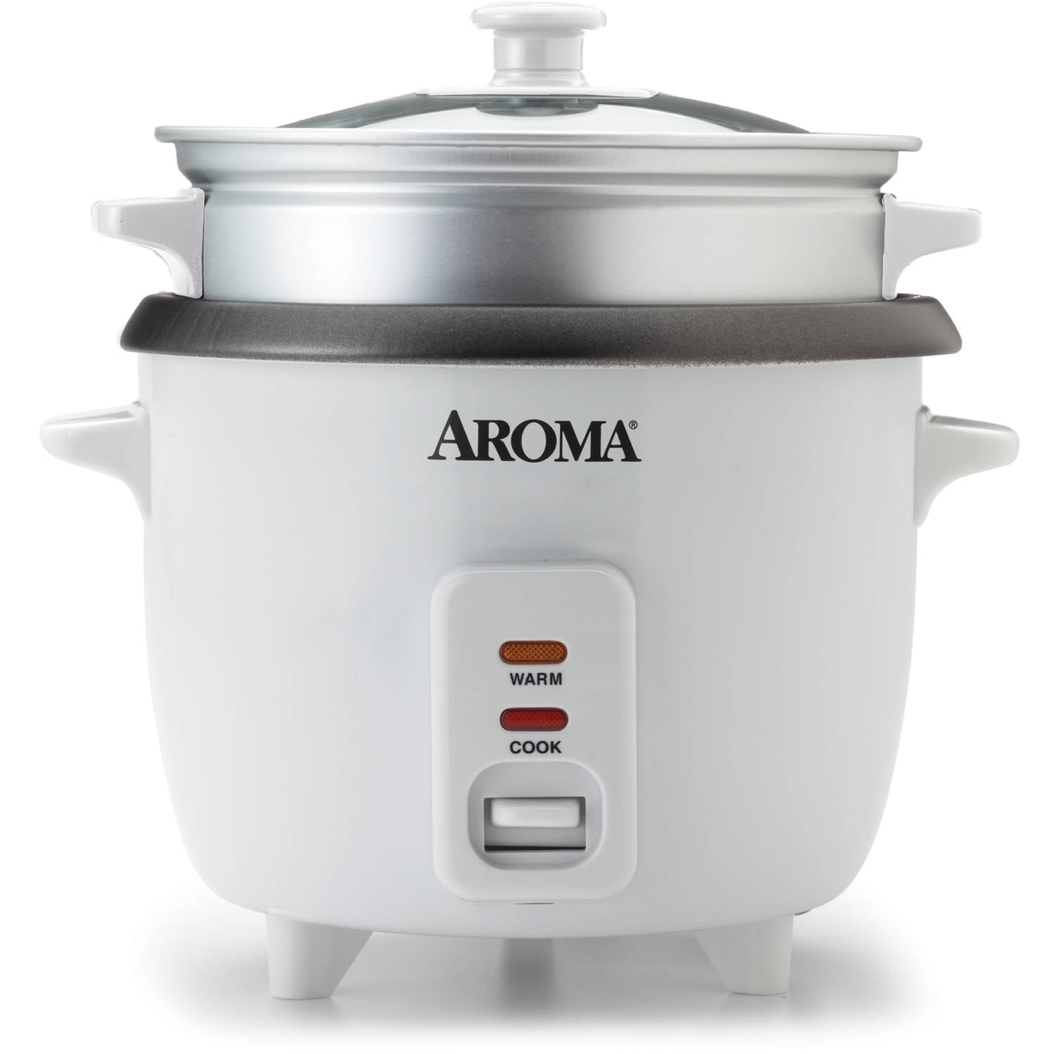 Aroma 6Cup Rice Cooker And Food Steamer, White Walmart Inventory