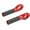 Red, variant on 2x Ends Handlebar Grips Ergonomic Lightweight Ends Bar Black
