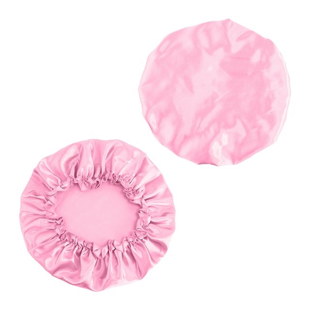 CHUANK Grande Vente Bonnet de Nuit en Soie Réutilisable pour Femmes pour Protéger Leurs Cheveux et Bonnet Sec Noir pour Femmes