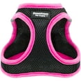 thumbnail image 1 of GFDYREE Step in Dog Harness for Small Dogs No Pull, Small, Black w/Pink Trim - Adjustable Harness with Padded Mesh Fabric and Reflective Trim - Buckle Strap Harness for Dogs, 1 of 7