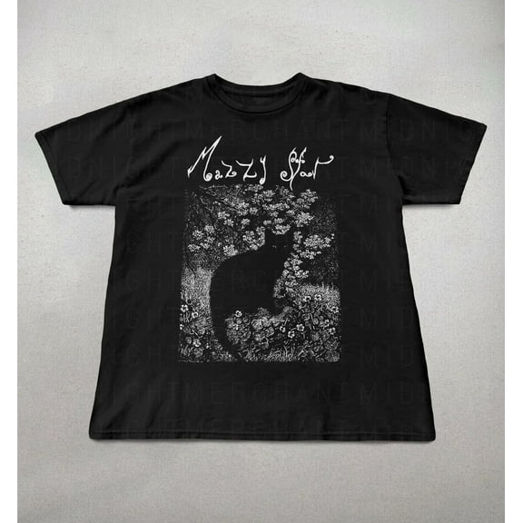 Vintage Mazzy Star Cat T-Shirt, Retro 90S Band Tee, Gift For Fan Unisex Tee