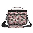 thumbnail image 2 of Lunch Box Pioneer Flower Floral Print Pattern Insulated Lunch Bag for Women Men,Medium Leakproof Lunchbox Cooler Bag Adjustable Strap,10 X 6.7 X 8 Inches, 2 of 6