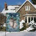 thumbnail image 5 of Warm Winter Wishes Gloves Decorative Garden Flag, Mitten Red Berries Farmhouse Yard Outside Decorations, Christmas Outdoor Small Decor 12x18, 5 of 6