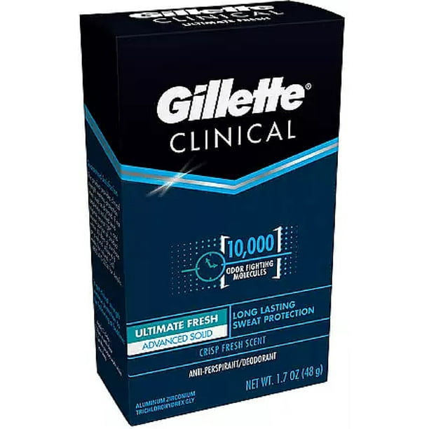 Gillette Clinical Strength AntiPerspirant Deodorant Advanced Solid All