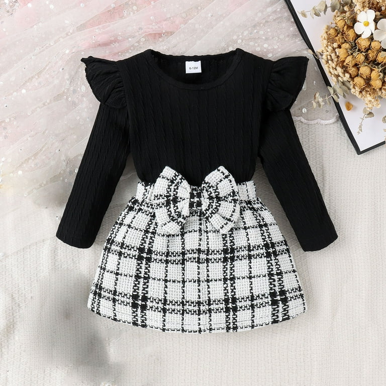 Winter white Knit Bow 2 Piece Set Winter white Knit Bow 2 Piece Set