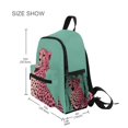 thumbnail image 3 of FORMRS School Backpack with Front Zippered Pocket 12" Student Travel Daypack, Big Pink Cheetah, 3 of 6