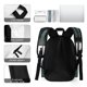 thumbnail image 5 of Hombre Polilla-theme Backpack, Campus style schoolbag Bookbag with Adjustable Shoulder Straps And Large Zip Compartment, Unisex Travel Bags.42x30x15cm, 5 of 6
