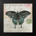 thumbnail image 2 of Jacobs, Cindy 15x15 Black Modern Framed Museum Art Print Titled - Postcard Butterfly III, 2 of 5