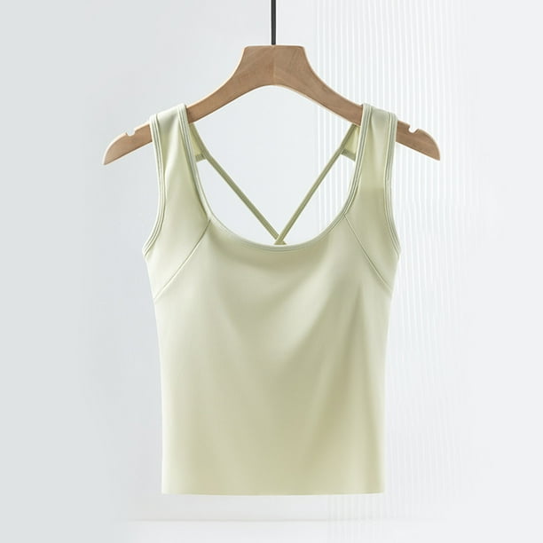 Pijama de manga corta para mujer, de verano, talla grande, con tirantes, almohadillas para el pecho y el centro de la espalda, sin mangas y pijama interior, blusa de poliéster para mujer.