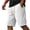13#White, variant on Men's Corduroy Shorts Loose Fit Ribbed Texture Casual Summer Beach Shorts Elastic Waist Drawstring Pockets Streetwear Lounge Shorts Navy L