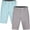 Yarn Aqua-Gry, variant on 2-Pack Men's Hybrid Shorts - Big & Tall Sizes up to 50 - Quick Dry Stretch Fabric - Perfect for Swimming, Golf, Casual Wear, and Outdoor Activities - Available in Multiple Colors