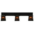thumbnail image 2 of Meyda Tiffany 110745 48" Wide 3 Light Vanity Light - Black, 2 of 4