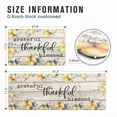 thumbnail image 2 of WannaToo Kitchen Mats 2Pcs, Anti Fatigue Kitchen Rugs and Mats, Non-slip Cushioned Floor Comfort Mat for Kitchen, Doorway, Sink, Laundry, 17"x27"+17"x47",Lemons, 2 of 8