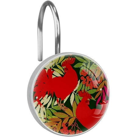 Roosters Shower Curtain Hooks, Best Shower Curtain Hooks No Rust