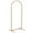 Gold 5.9x2.6FT, variant on Garfans 7.9FT Wedding Arch for Birthday Decoration Round Backdrop Stand Circle Balloon Arch Frame Halloween Christmas Parties Garland Stand White