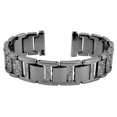 thumbnail image 2 of Correa de reloj brillante ANGGREK de Acero inoxidable 22 mm para Gear S3 Gear2 Neo R381 Gear2 R380 Live R382, 2 of 8