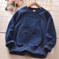 thumbnail image 2 of Gerichy Toddler Boys Solid Pullovers Sweatshirt Long Sleeve T-Shirt Kids Cotton Crewneck Tops 1T-14T, 2 of 5