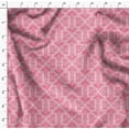 thumbnail image 4 of Soimoi Polyester Fleece Red Fabric By the Yard - 56 Inch Wide -Geometric Material - Artistic and Modern Patterns for Various Uses Printed Fabric, 4 of 6