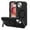Black+Black, variant on Strong Magnetic & Seamless Stand Designed for iPhone 14 / 13 Case, Compatible with MagSafe, for iPhone 14 / 13 Phone Case, Ultra Slim Frosted Matte Non Slip Drop Protection, Black Black