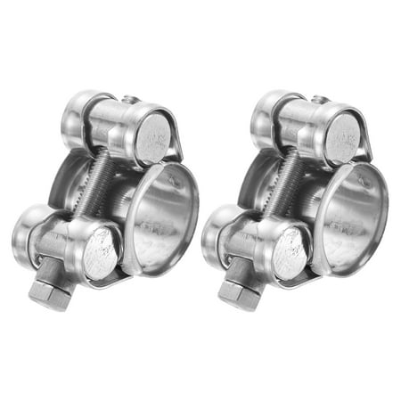 

Uxcell T-Bolt Hose Clamp 2Pack 17-19mm 304 Stainless Steel Intake Intercooler Clamps