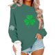 thumbnail image 5 of TaTaai Womens St Patricks Festival Fleece Sweatshirt Long Sleeve Crewneck Casual Pullover Loose Fit Holiday Winter Top Gift, 5 of 6
