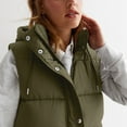 thumbnail image 4 of Women's Autumn And Winter Long Down Vest Vest Jacket plus Size Winter Coats for Women 3x Light down Coats for Women plus Size down Coats for Women Women Winter Coats Womens Outerwear Jackets & Coats, 4 of 4
