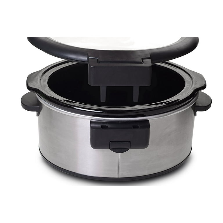Platinum 6 Qt. Black Programmable Slow Cooker with Locking Lid Platinum 6 Qt. Black Programmable Slow Cooker with Locking Lid