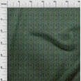 thumbnail image 2 of oneOone Georgette Viscose Fabric Leaves & Floral Block Print Fabric BTY 42 Inch Wide, 2 of 4