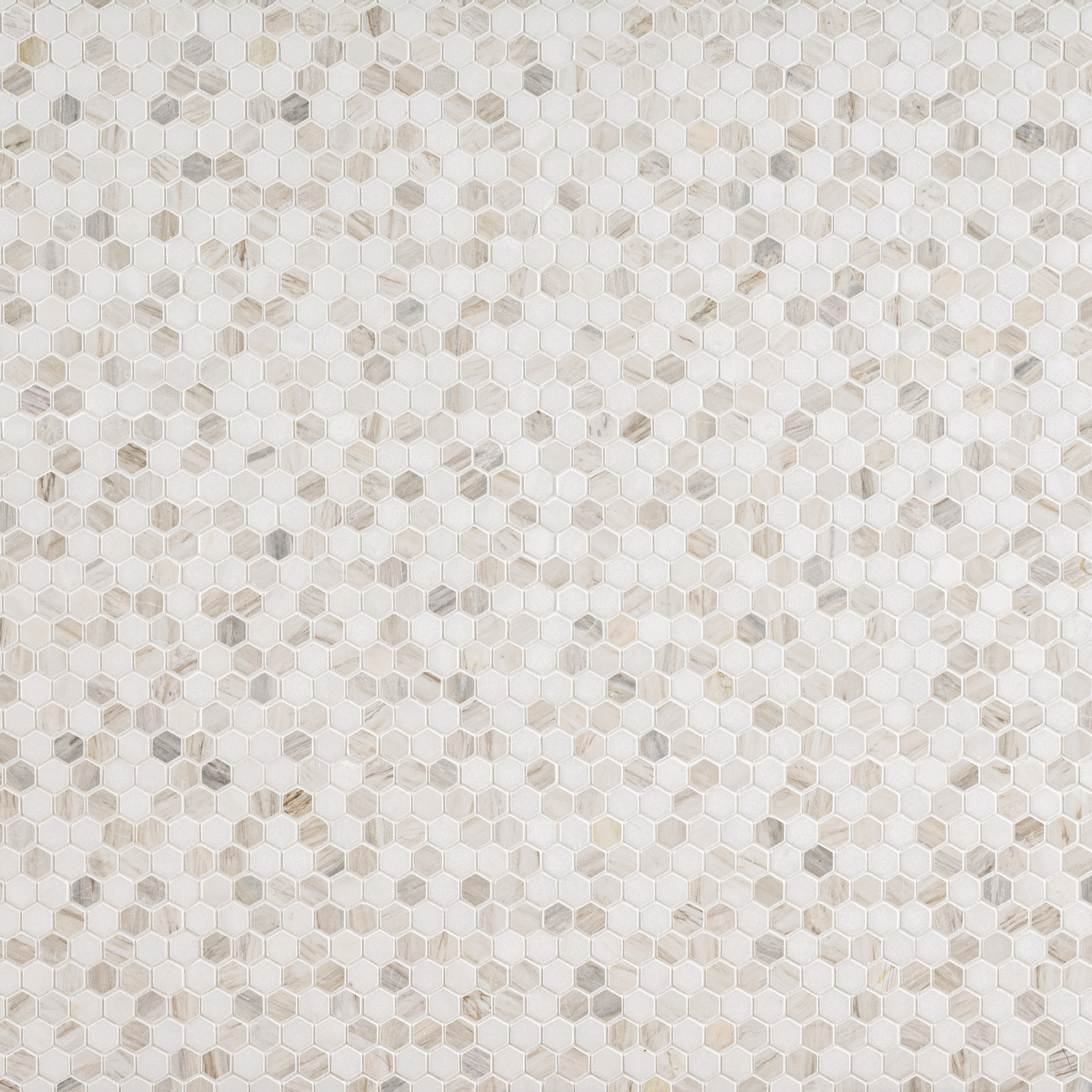 MSI Angora Tibi Sample Polished Marble Mosaic Floor And Wall Tile