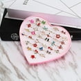 thumbnail image 3 of 36pcs Adjustable Rings Set For Girls Princess Jewelry Finger Rings For Kids Birthday Party With Heart Shape Box, 3 of 5