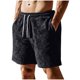 thumbnail image 2 of pstuiky Pantalones cortos de gimnasio para hombre, Pantalones cortos de trabajo de pierna recta, holgados y cómodos, de color liso, a la moda y para tiempo libre para hombre Pantalones cortos de golf, 2 of 6