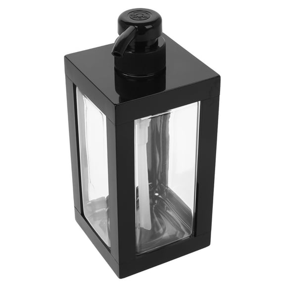 Lotion Bottle with Pump Refillable Bottles for Shower Travel Black