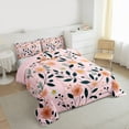 thumbnail image 3 of Castle Fairy Children Teens Adults Pink Flowers Bedding Comforter Set 2pcs,Chic Floral Blossoms Twin Comforter Sets Microfiber,Spring Garden Breathable Bedding Set,Super Cozy Room Decor,Reversible, 3 of 8