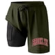 thumbnail image 1 of Bañador para hombre con forro compresivo - 95 % poliéster, cintura elástica, estampados coloridos, bolsillos para la playa/natación (S-XXXXXL), 1 of 4