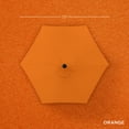 thumbnail image 5 of Best Choice Products 7.5ft Heavy-Duty Outdoor Market Patio Umbrella w/ Push Button Tilt, Easy Crank - Orange, 5 of 8