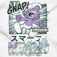 thumbnail image 2 of Purple Smurfs GNAP Manga Cartoon Women's T Shirt Ladies Tee Brisco Brands X, 2 of 5