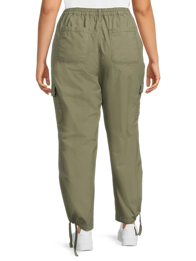 No Boundaries Juniors Plus Cargo Pants, 27” Inseam - Walmart.com