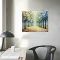 thumbnail image 3 of COMIO Art Paintings,16x12Inch Painted Forest Landscape Wall Art on Canvas Colorful Tree Oil Paintings Modern Home Decor Abstract Artwork Ready to Hang for Living Room, 3 of 4
