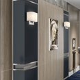 thumbnail image 3 of 42933-91 Livex Lighting 2 Light Medium ADA Wall Sconce In Contemporary Style-9 Inches Tall and 13 Inches Wide-Brushed Nickel Finish, 3 of 15