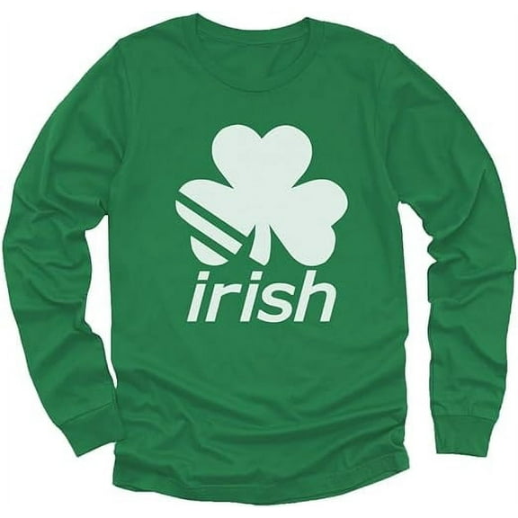 Tstars Boys Unisex Irish Shamrock Gifts for Irish Kids St Patricks Day Clover Shirts Gift for Boys Irish Shirt Pride Proud Irish Long Sleeve Kids Graphic T Shirt