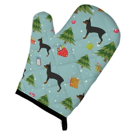 

Carolines Treasures BB4811OVMT Christmas Toy Fox Terrier Oven Mitt Large multicolor