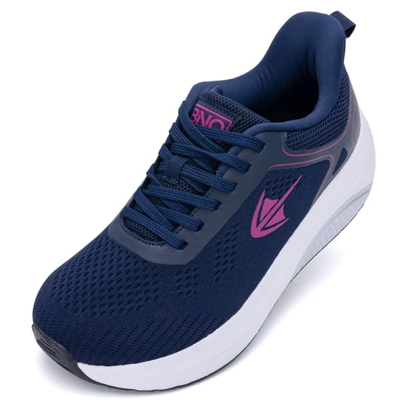 Jinta Shoes Women's Wide Toe Box Walking Shoes, Arch Support Orthotic Sneakers for Plantar Fasciitis Relief Size 6