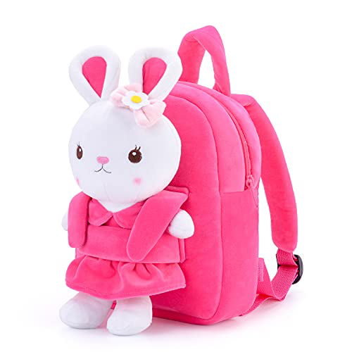 Gloveleya Kids Bag Plush HandBag Soft Bags Pink 11 Age 3+ 